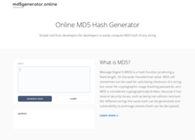 md5generator.online