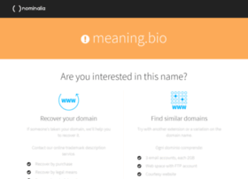 meaning.bio