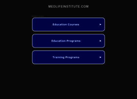 medlifeinstitute.com