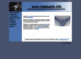 metakaolin.info