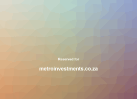 metroinvestments.co.za