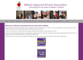 militaryimpactedschoolsassociation.org