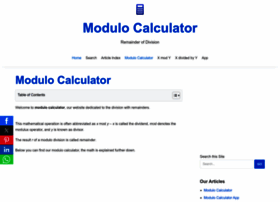modulocalculator.com