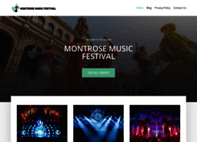 montrosemusicfestival.co.uk