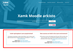 moodle.xamk.fi