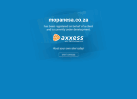 mopanesa.co.za