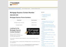mortgageexpresscontactnumber.co.uk