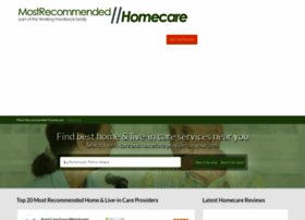 mostrecommendedhomecare.co.uk