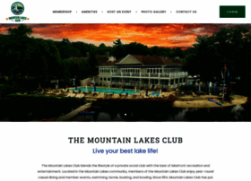 mountainlakesclub.com
