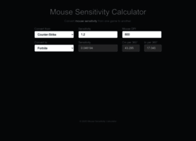 mousesensitivity.net