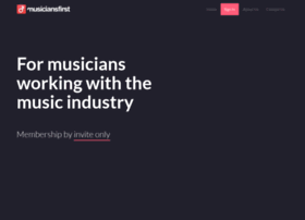 musiciansfirst.com