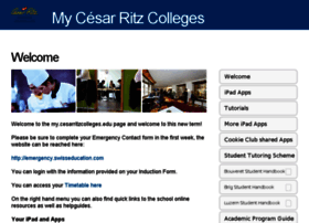 my.cesarritzcolleges.edu