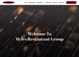 mylesrestaurantgroup.com