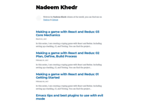 nadeemkhedr.com