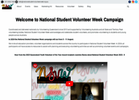nationalstudentvolunteerweek.org.au