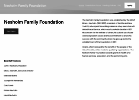 nesholmfamilyfoundation.org