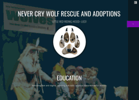 nevercrywolfrescue.org
