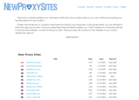 newproxysites.com