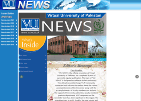 newsletter.vu.edu.pk
