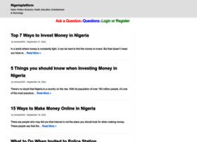 nigeriaplatform.com