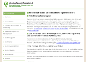 nikotinpflaster-information.de