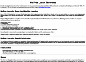 no-free-lunch.org