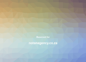 notanagency.co.za