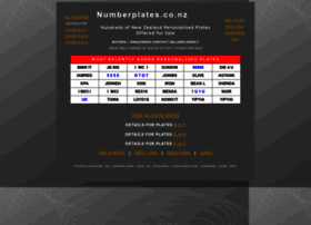 numberplates.co.nz