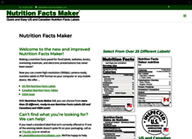 nutritionfactsmaker.com