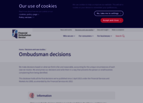 ombudsman-decisions.org.uk