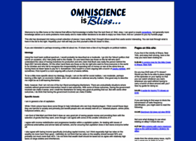omniscienceisbliss.org
