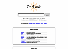 onelook.com