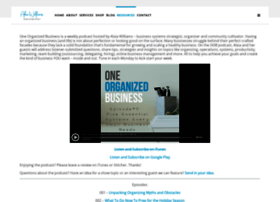 oneorganizedbusiness.com