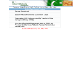online.fpsc.gov.pk