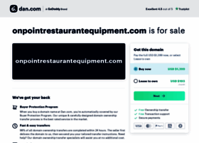 onpointrestaurantequipment.com