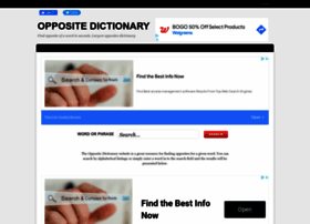 opposite-dictionary.com