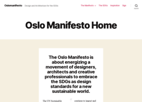 oslomanifesto.org