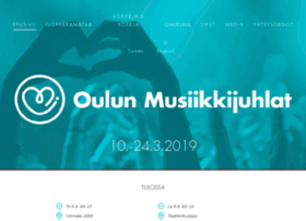 oulunmusiikkijuhlat.fi