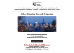 oxford-education-research-symposium.com