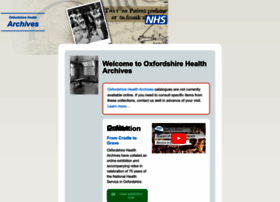 oxfordshirehealtharchives.nhs.uk
