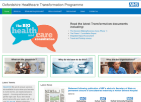 oxonhealthcaretransformation.nhs.uk