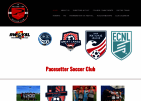 pacesettersoccer.com