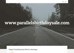 parallelsbirthdaysale.com