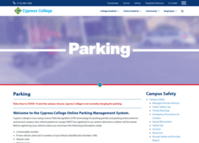 parking.cypresscollege.edu