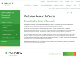 parkviewresearch.org