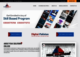 peaksolutions.edu.pk