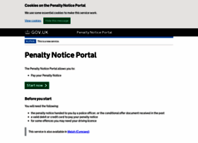 penaltynotice.direct.gov.uk