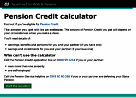 pensioncreditcalculator.dwp.gov.uk