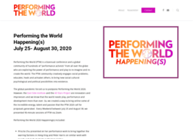 performingtheworld.org