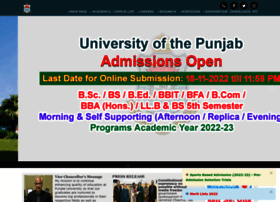 pharmacy.pu.edu.pk